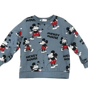 ZARA KIDS Disney 100 Mickey Mouse Sweatshirt Size 4-5y